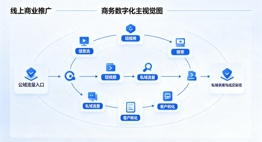 长白朝鲜族自治县线上商业推广怎么做？全域流量闭环搭建与低成本转化实战指南